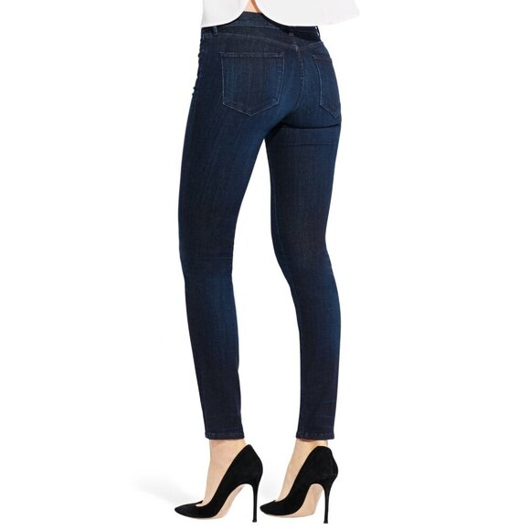 AYR The Skinny Jac's Jean Mid Rise Dark Rinse 25 #7943 - Picture 5 of 15